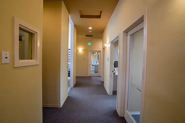 The hallway at Osborne Dentistry 